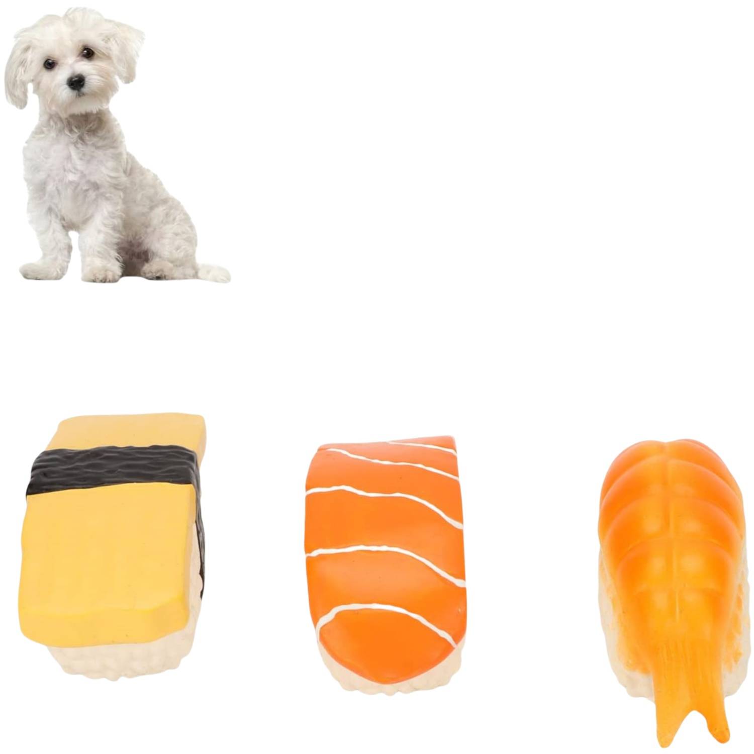 DtopbuyAge - Jouets sushi pour chien - Lot de 3 DtopbuyAge - Image 5