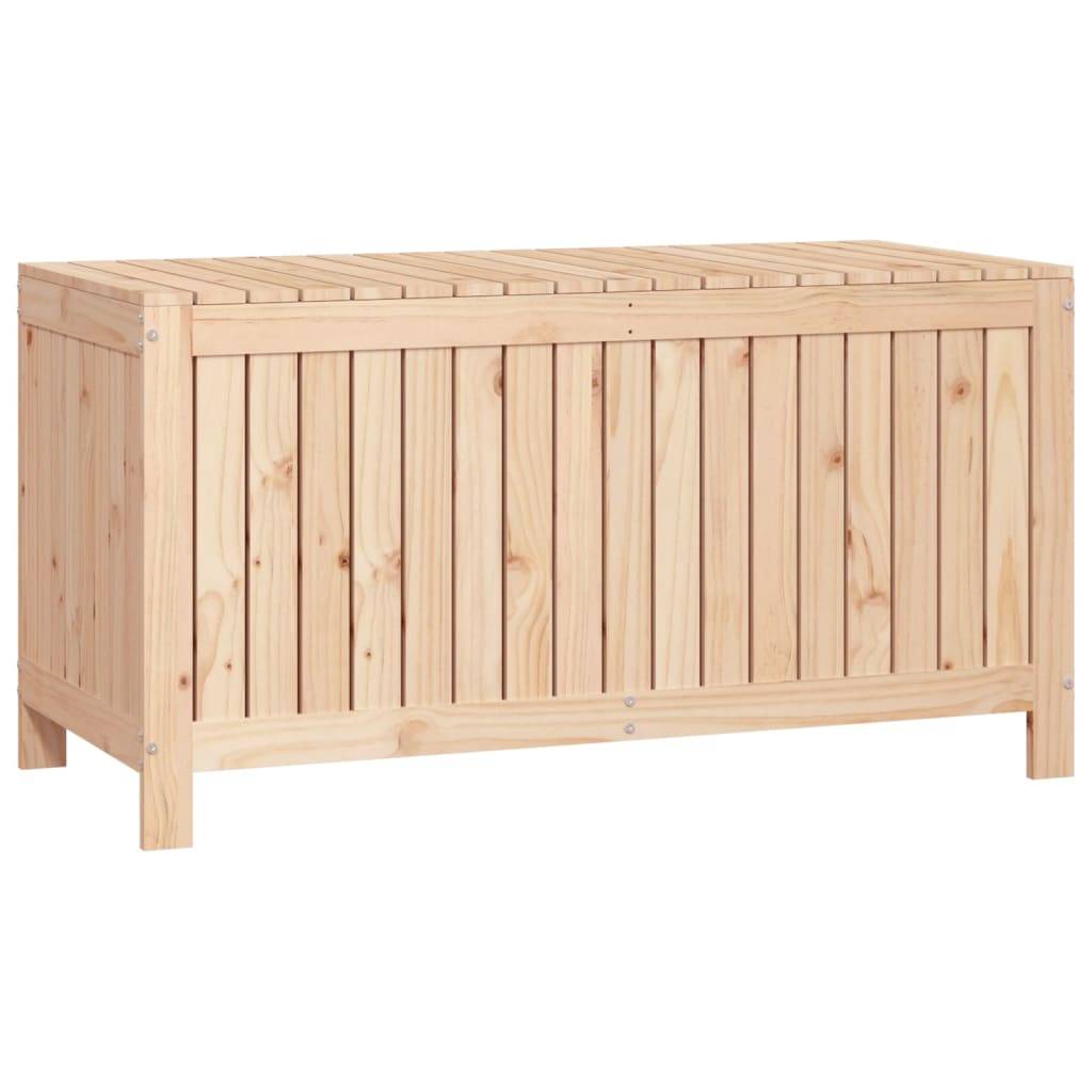 Helloshop26 - Coffre boîte meuble de jardin rangement 121 x 55 x 64 cm bois massif de pin - Imagen 2
