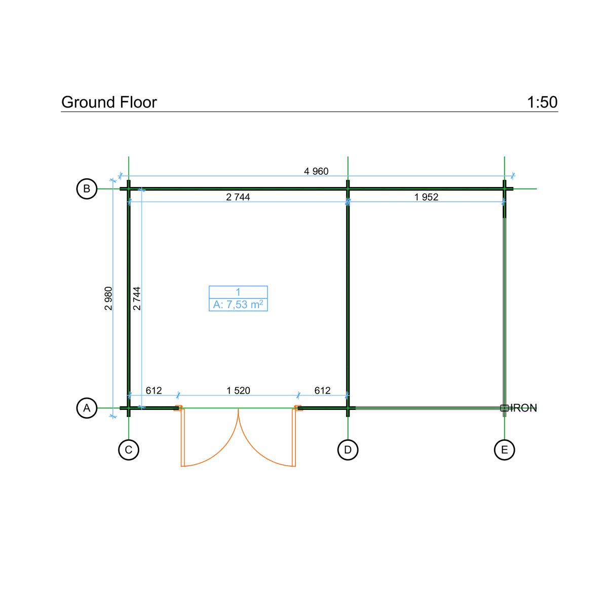 Eden Partenaire Jardin - Abri de jardin en bois mono pente de 7.5m² et auvent de 6m² - Image 6