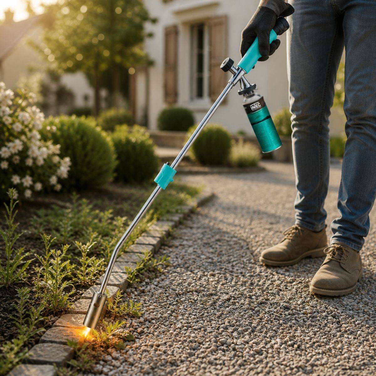 Désherbeur thermique Brule Herbes Allumage piezo KZ GARDEN - Imagen 2