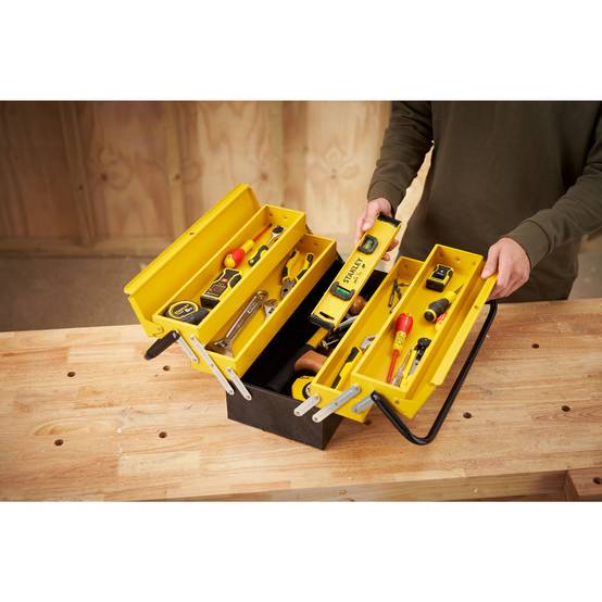 stanley - Boîte à Outils - Métal - Grand Volume - 45 x 20,8 x 20,8 cm - STANLEY, 1-94-738 - Image 5