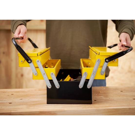 stanley - Boîte à Outils - Métal - Grand Volume - 45 x 20,8 x 20,8 cm - STANLEY, 1-94-738 - Image 4