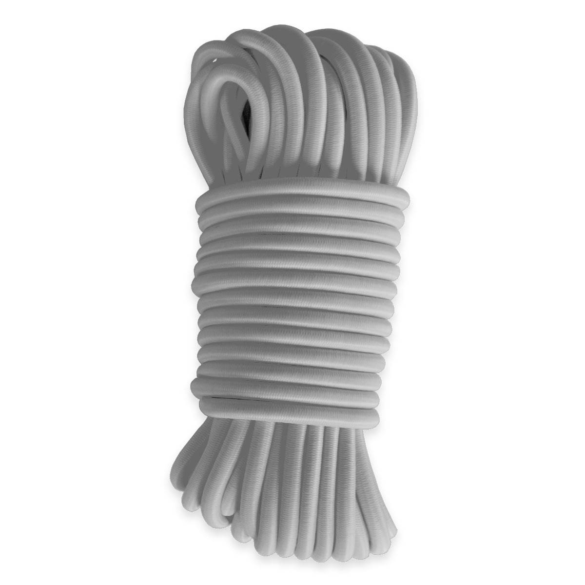 Sandow élastique Gris 60 mètres 9SW - Qualité PRO - Tendeur pour bâche de diamètre 9 mm TECPLAST - Imagen 1