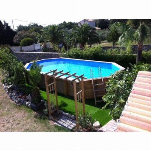 Ubbink - Piscine bois Océa 8,60 x 4,70 x 1,30 m - Liner bleu - Ubbink - Imagen 5