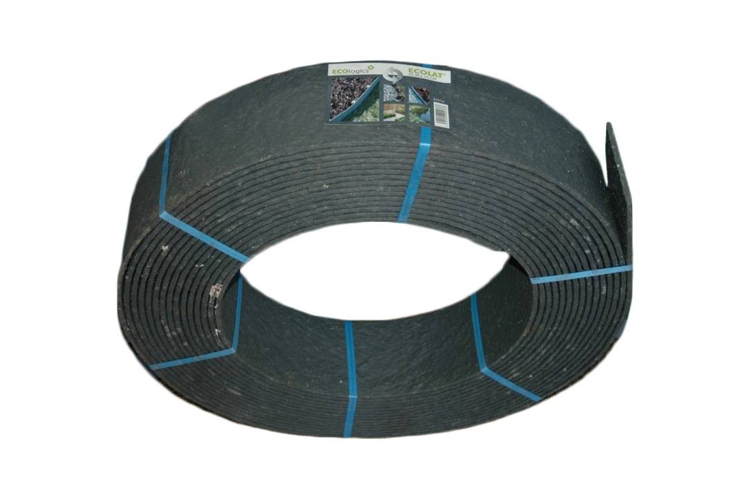 Ecolat - Bordure à dérouler Ecolat plastique gris, H.14 x L.1000 cm ECOLAT - Imagen 2