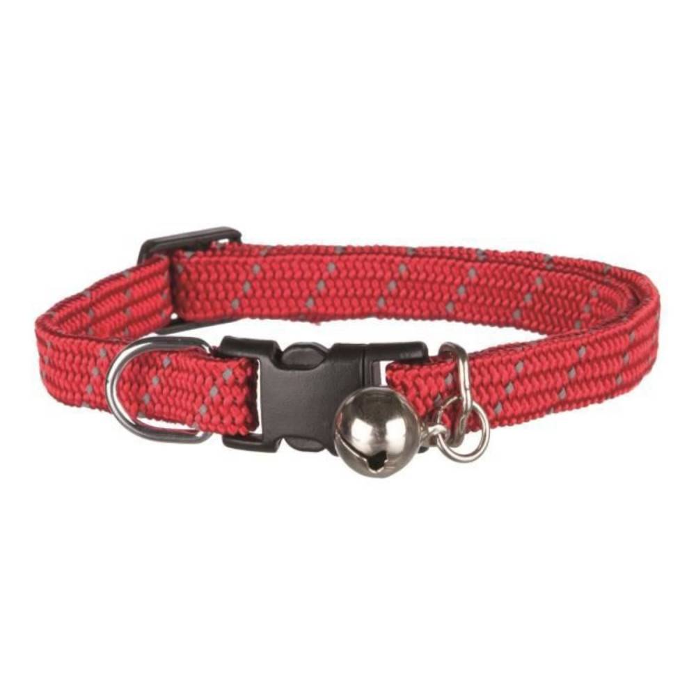 animallparadise - 1 Collier en nylon élastique avec bandes réfléchissantes, couleur aléatoire pour grand chat - Image 3