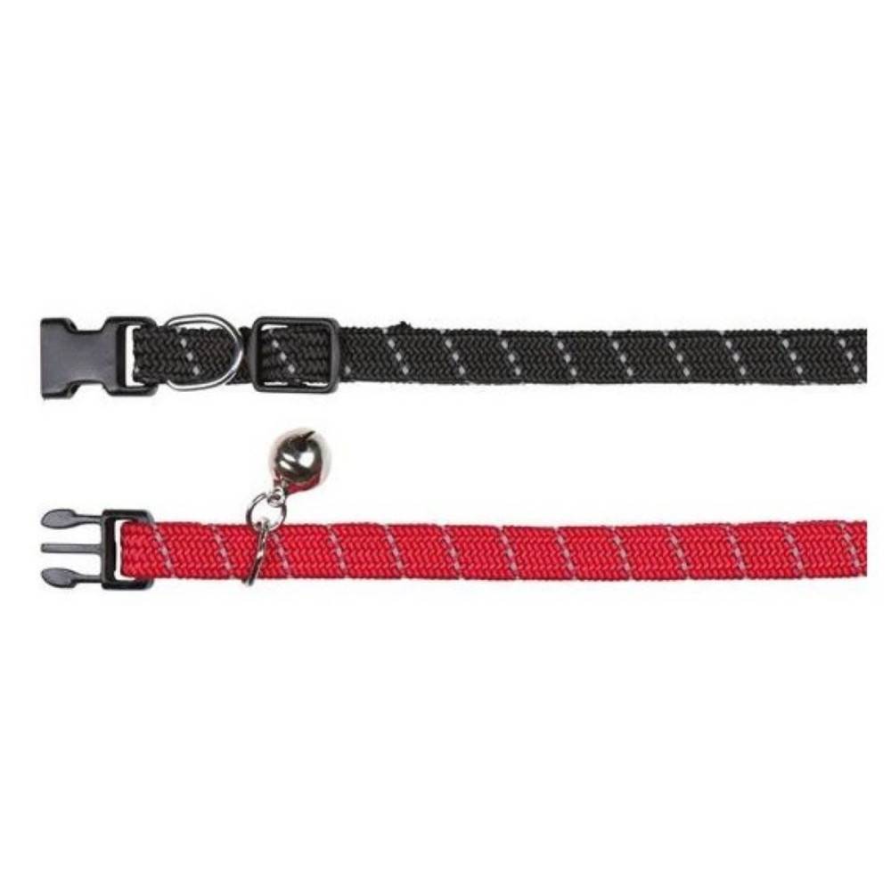 animallparadise - 1 Collier en nylon élastique avec bandes réfléchissantes, couleur aléatoire pour grand chat - Image 7