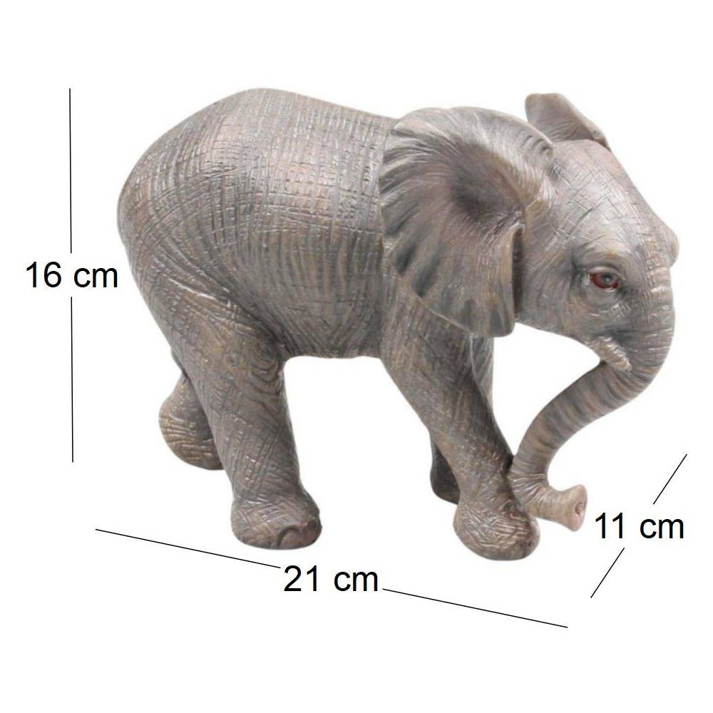 Farmwood Animals - Eléphant en résine Taille 2 (21 x 11 x 16 cm) Farmwood Animals - Imagen 3