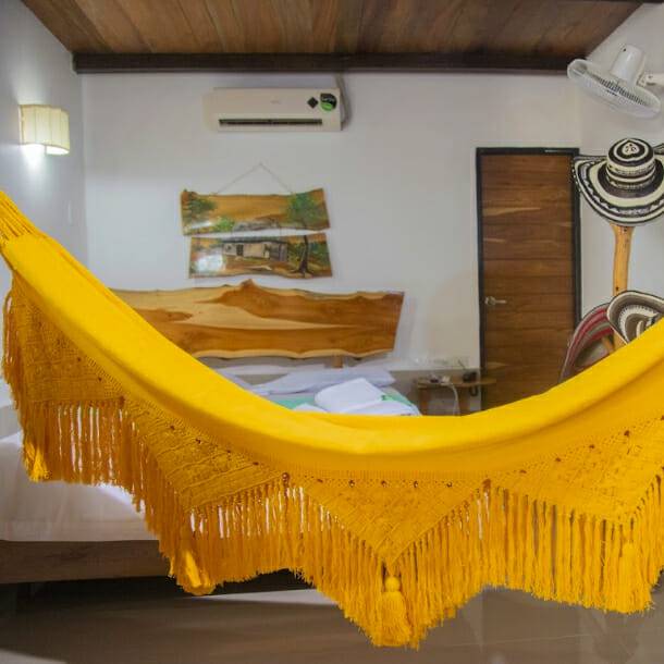 Hamac Del Sol - Hamac Macramé L Ocre- Hamac del Sol - Image 2