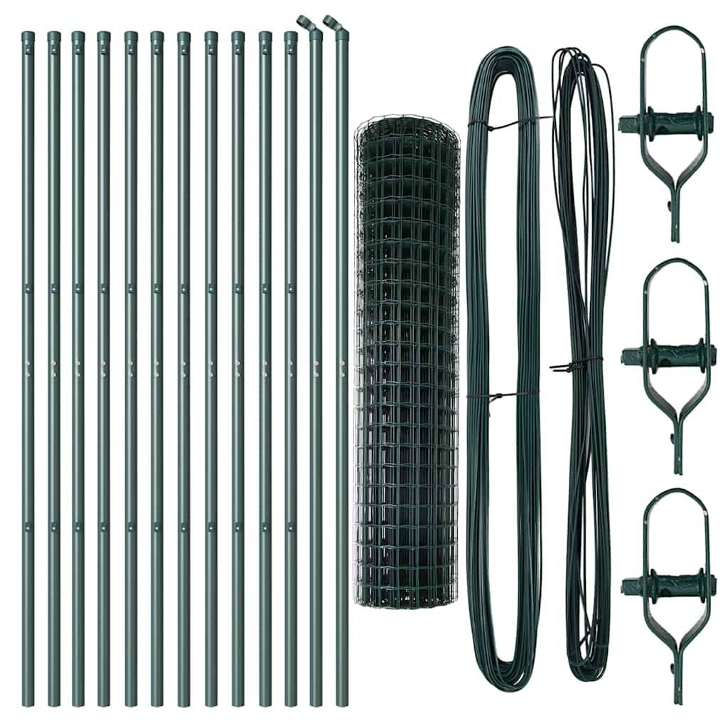 PANGIVO - Clôture acier PVC verte 1 x 25 m, Poids :36.19kg - PANGIVO - Image 5