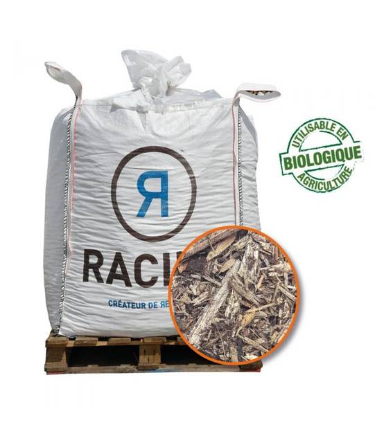 Paillage bois raméal fragmenté 0/50mm, Big bag 1 m3 - PRO34 - Imagen 1