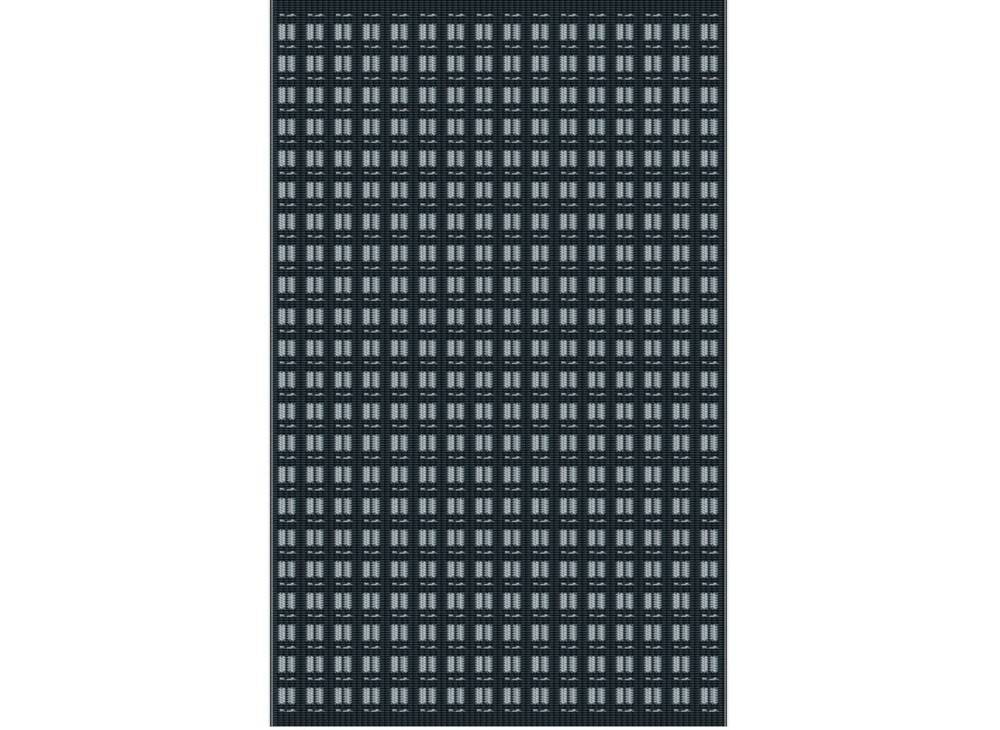Proloisirs - Tapis d’extérieur pour salon détente ou repas blanc/graphite 240 x 150 cm PROLOISIRS - Image 1