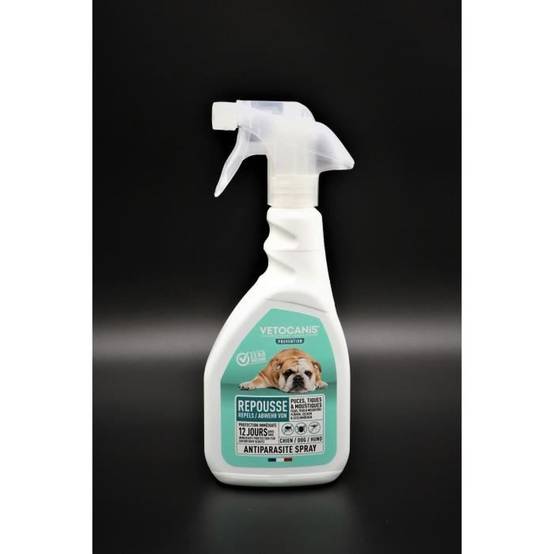 Spray antiparasitaire chien VETOCANIS 500 ml, puces, tiques et moustiques, protection jusqu’à 12 jours - Image 4