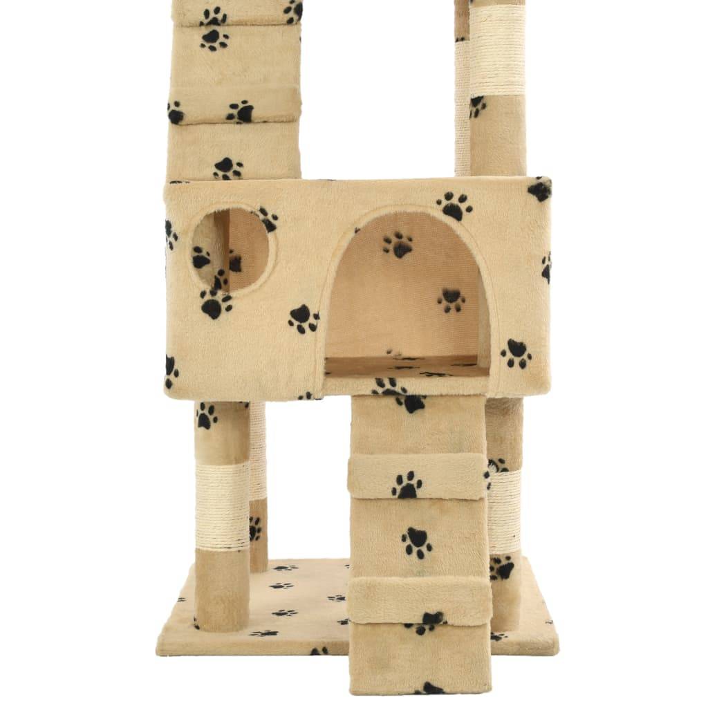 Arbre à chat  Nidrik Beige  50 X 50 X 170 cm  - P87209B - Image 7