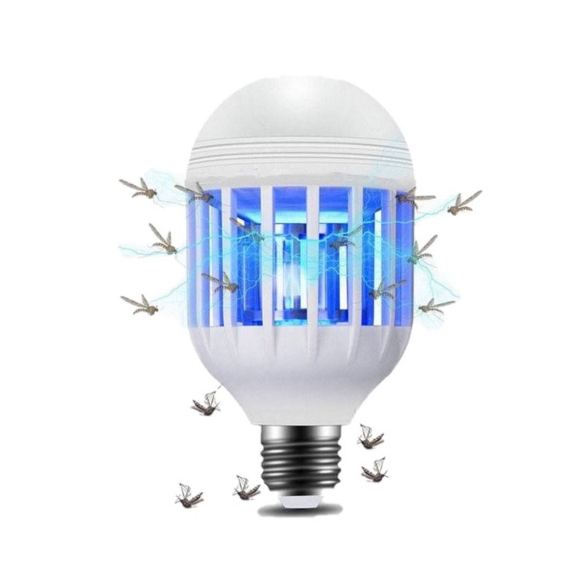 Lampe led anti moustique Insectes volants 2en1 Ampoule LED vissable douille standard E27 GRUNDIG - Imagen 6