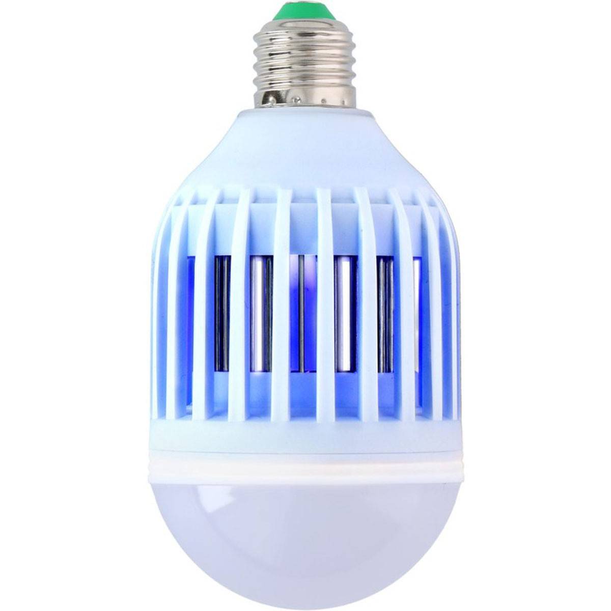 Lampe led anti moustique Insectes volants 2en1 Ampoule LED vissable douille standard E27 GRUNDIG - Imagen 1