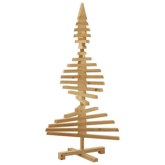 ComfortXL - Sapin de Noël en bois de pin massif à décorer branches ajustables Marron 120 cm – ComfortXL Outdoor Living - Image 6