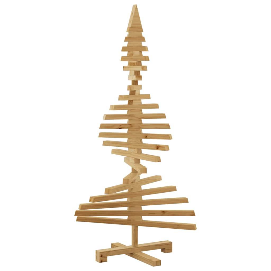 ComfortXL - Sapin de Noël en bois de pin massif à décorer branches ajustables Marron 120 cm – ComfortXL Outdoor Living - Image 6