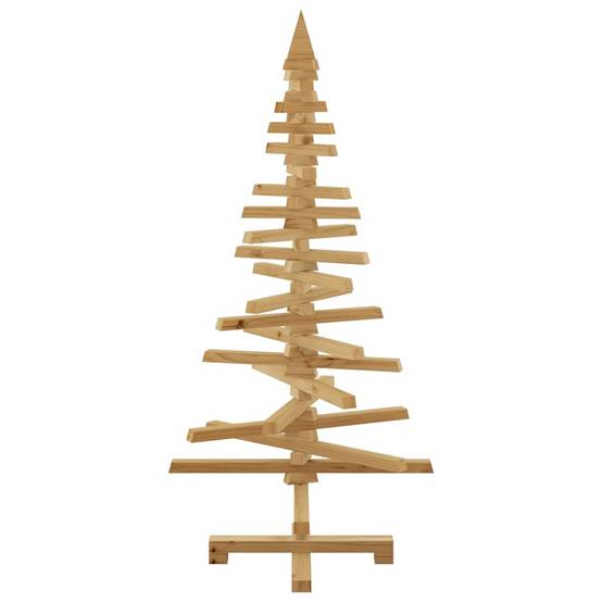 ComfortXL - Sapin de Noël en bois de pin massif à décorer branches ajustables Marron 120 cm – ComfortXL Outdoor Living - Image 7