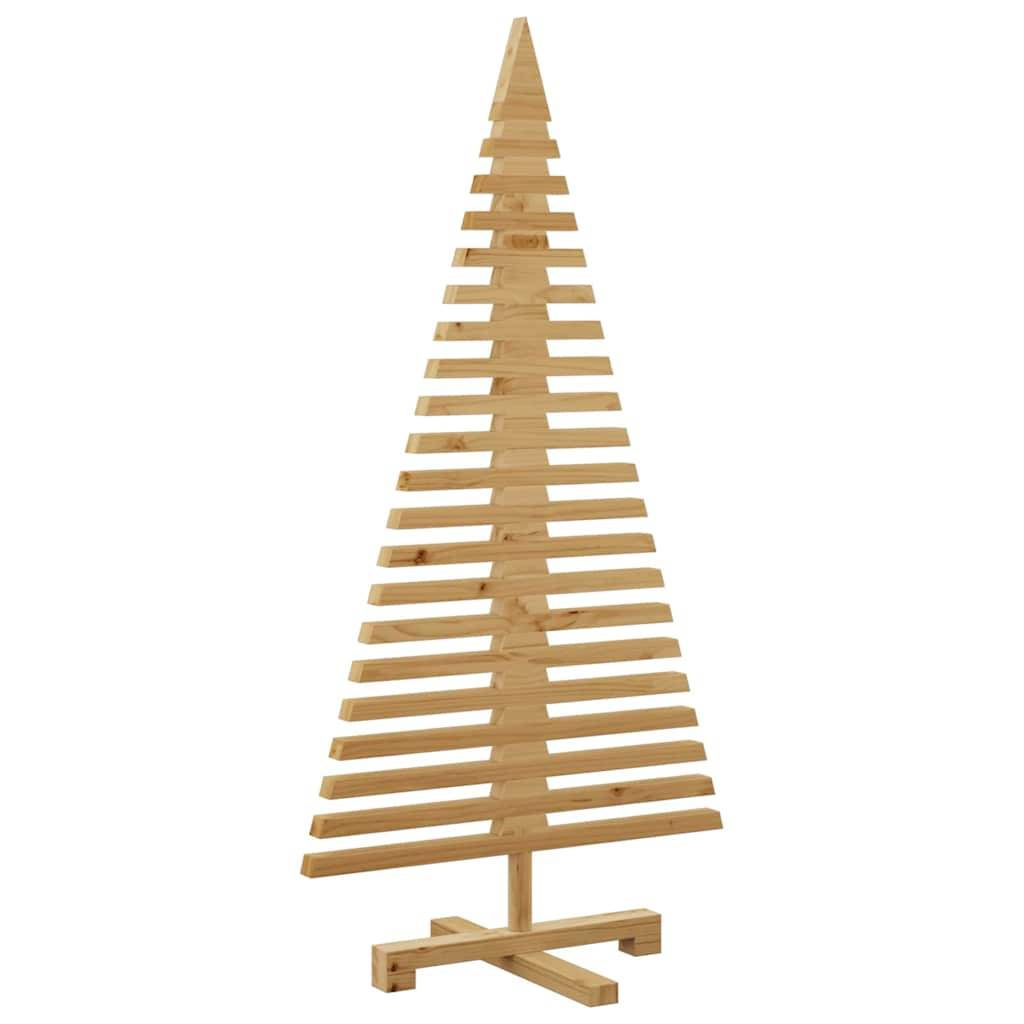 ComfortXL - Sapin de Noël en bois de pin massif à décorer branches ajustables Marron 120 cm – ComfortXL Outdoor Living - Image 5