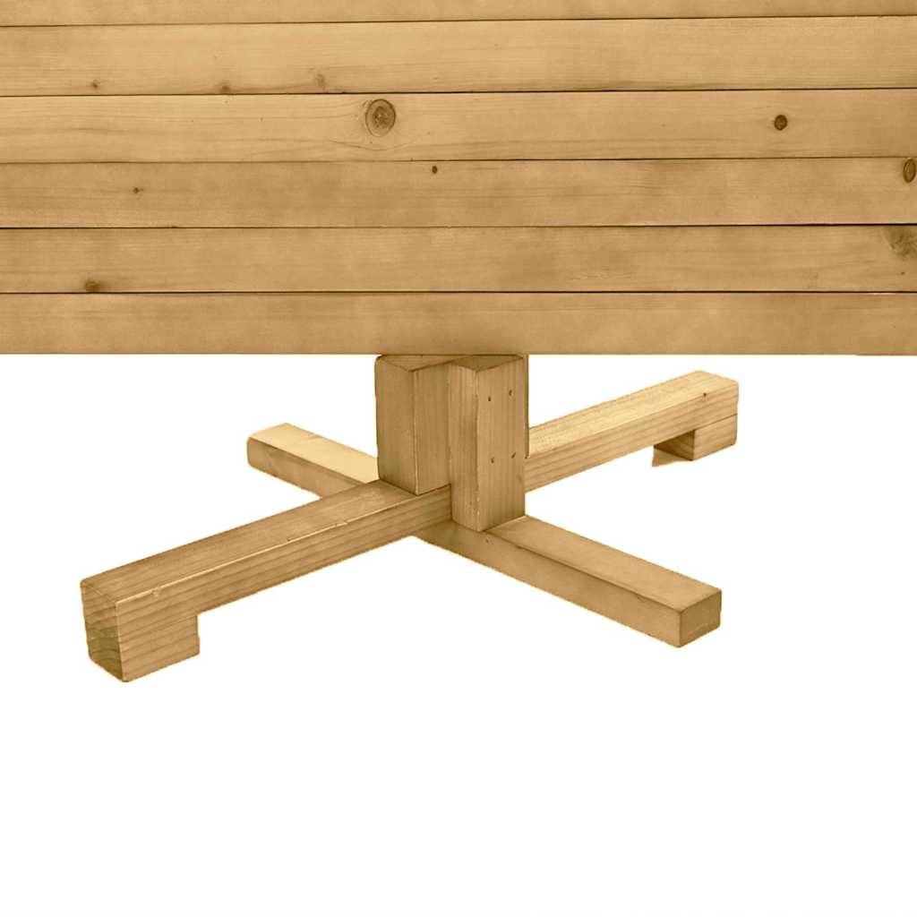 ComfortXL - Sapin de Noël en bois de pin massif à décorer branches ajustables Marron 120 cm – ComfortXL Outdoor Living - Image 8