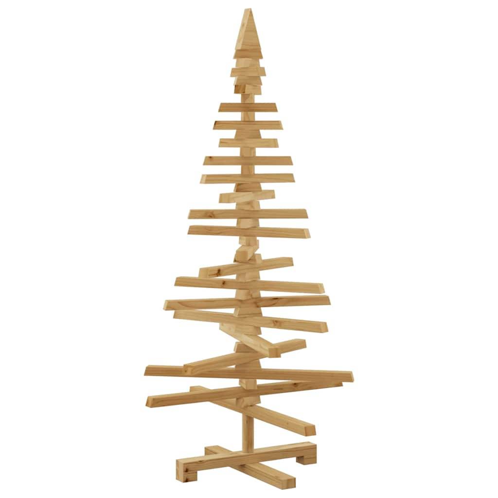 ComfortXL - Sapin de Noël en bois de pin massif à décorer branches ajustables Marron 120 cm – ComfortXL Outdoor Living - Image 2