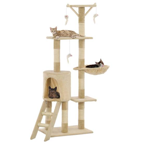 Arbre à chat Nohr Beige 49 X 35 cm - P87209B - Image 1