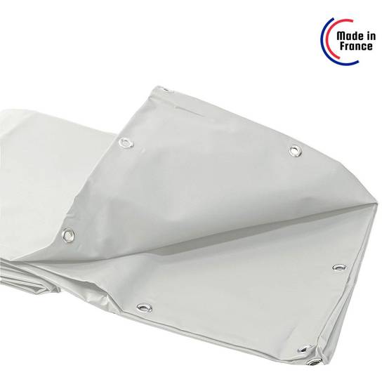 Bâche Agricole 3x5 m XP640AG Blanche - Garantie 10 ans - Bâche de protection étanche pour Matériel agricole Made in France TECPLAST - Imagen 5
