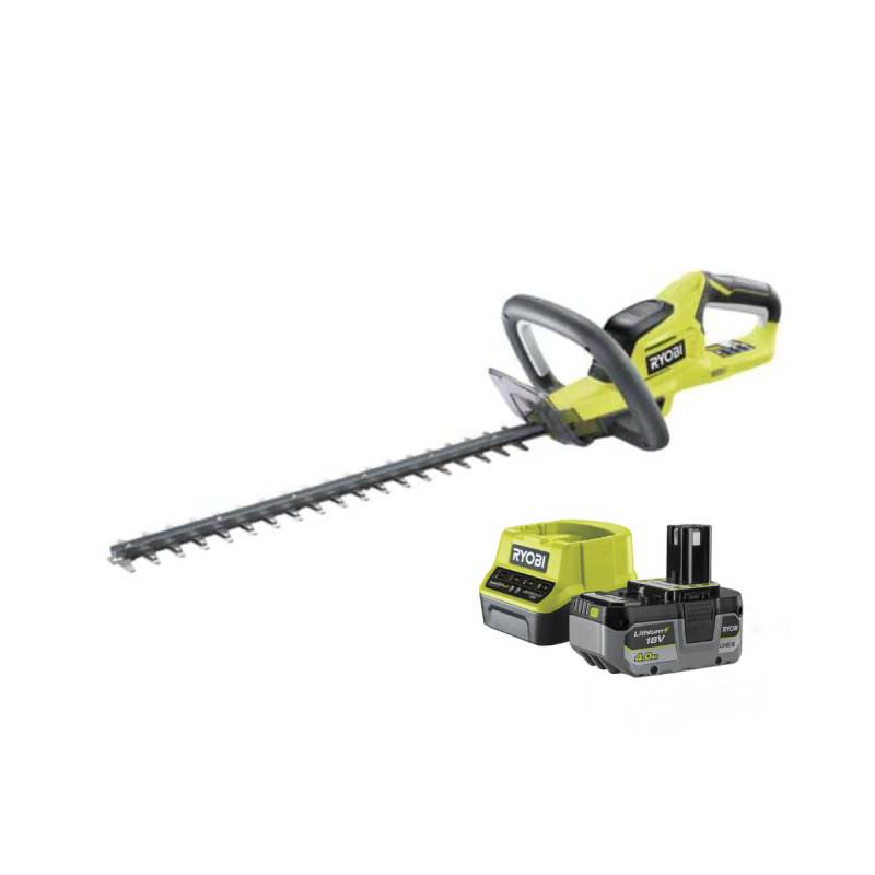 Ryobi - Pack RYOBI taille haie 18V One+ Lithium OHT1845 - 1 batterie 18V One+ 4Ah LithiumPlus - 1 chargeur rapide 2.0 Ah Lithium-ion RC18120-140X
