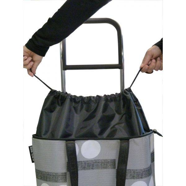 Chariot de marché pliable 2 roues Mini Bag Bleu Céleste Rolser - Image 6