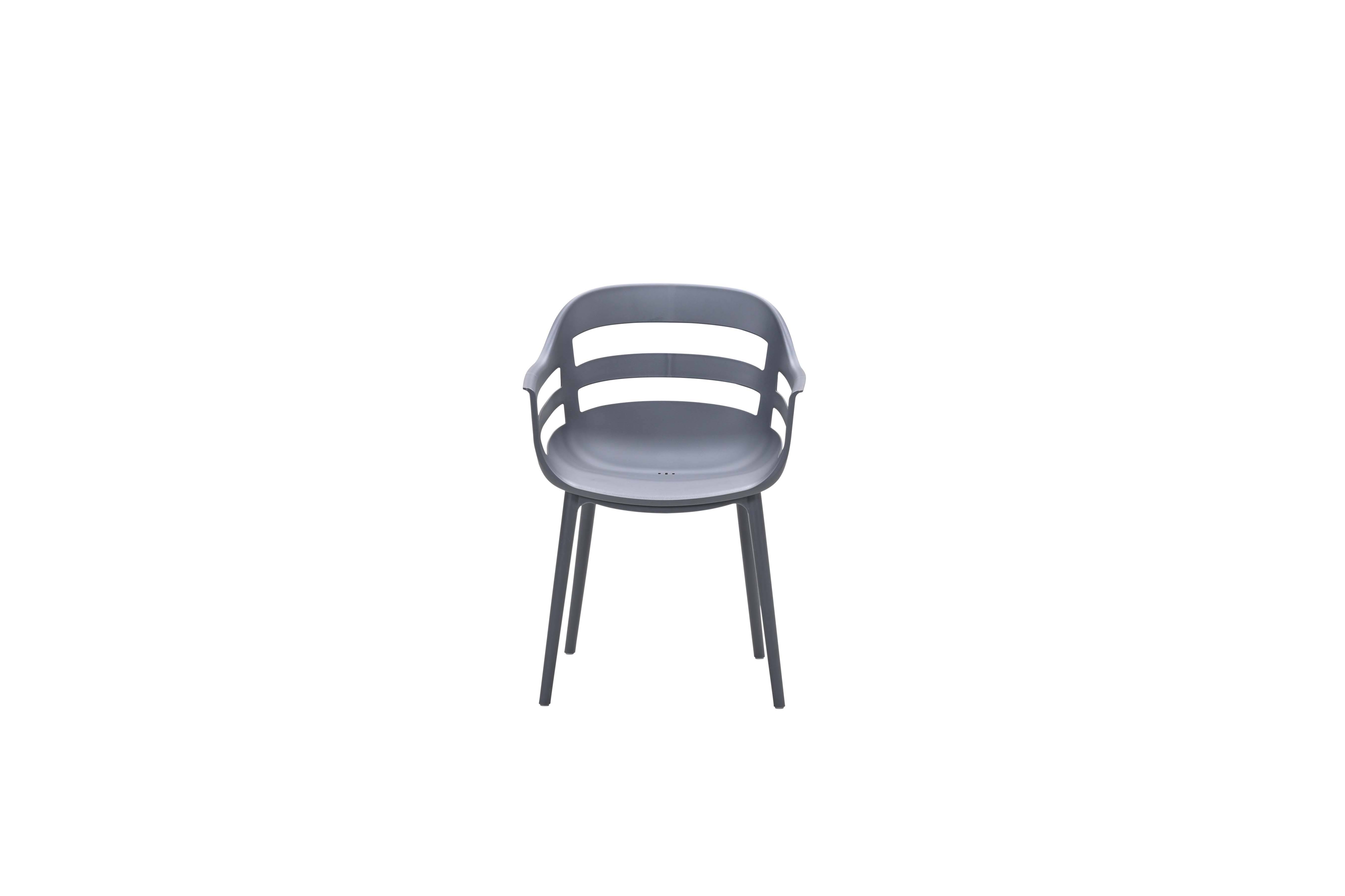 Garden Impressions - Chaise plastique Ceasar - anthracite - Imagen 5