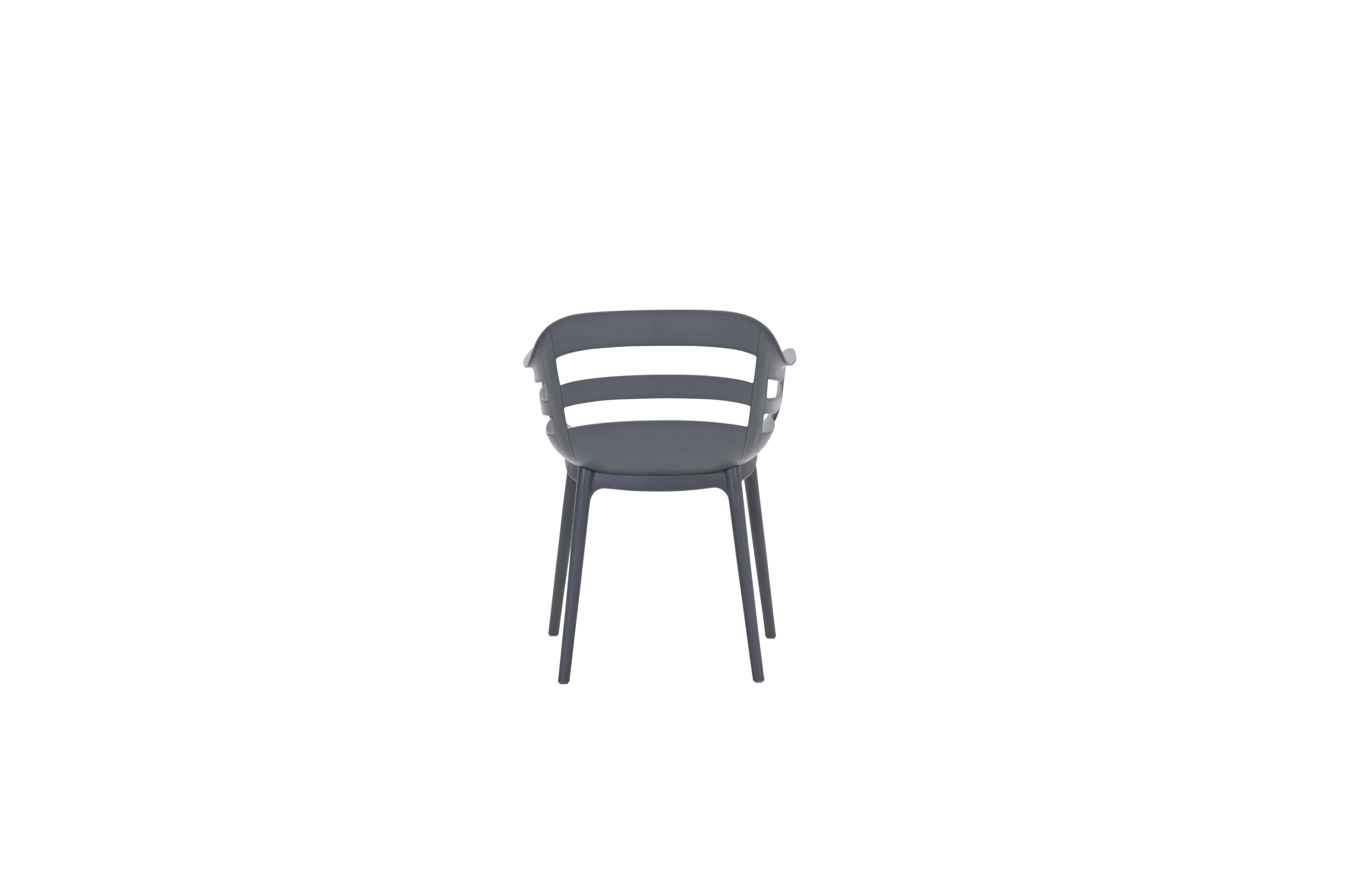 Garden Impressions - Chaise plastique Ceasar - anthracite - Imagen 4