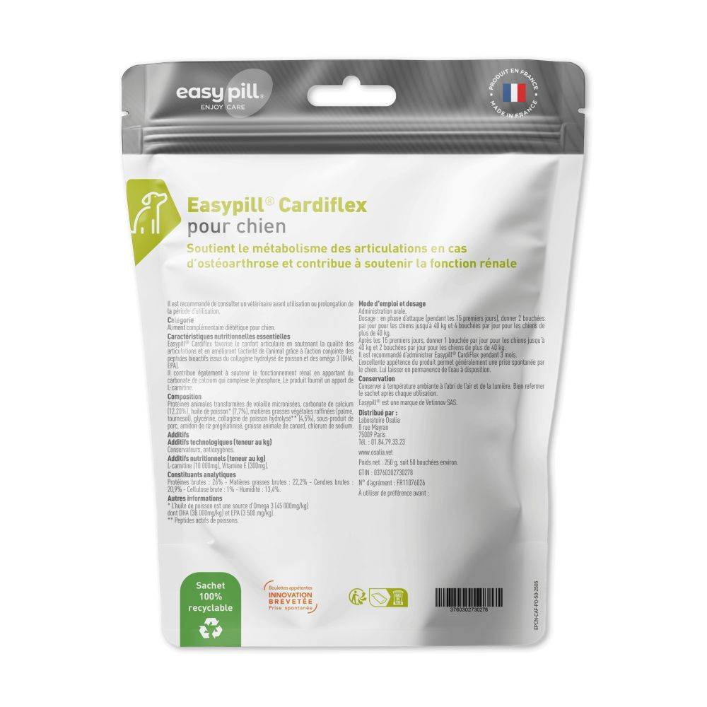EASYPILL® Cardiflex Chien - Osalia 50*5g bouchées - Image 4