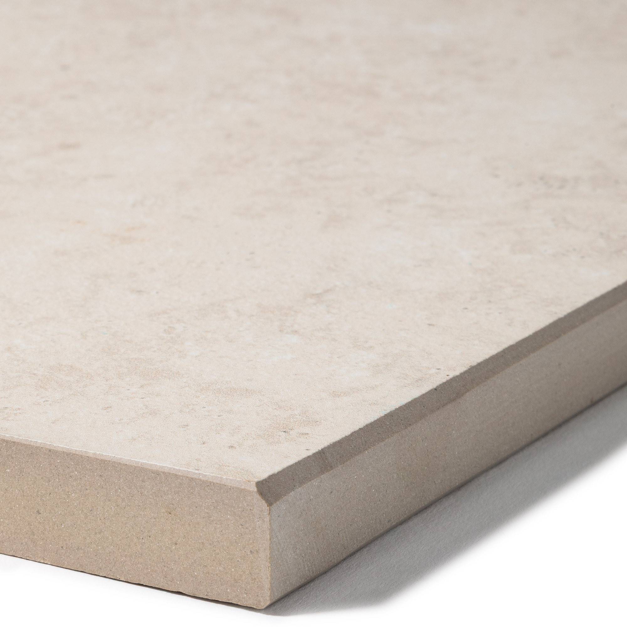 Margelle de piscine effet Travertin Beige 60x28x2 cm Bord Droit Pietra  - RO'MA CARRELAGE - Image 2