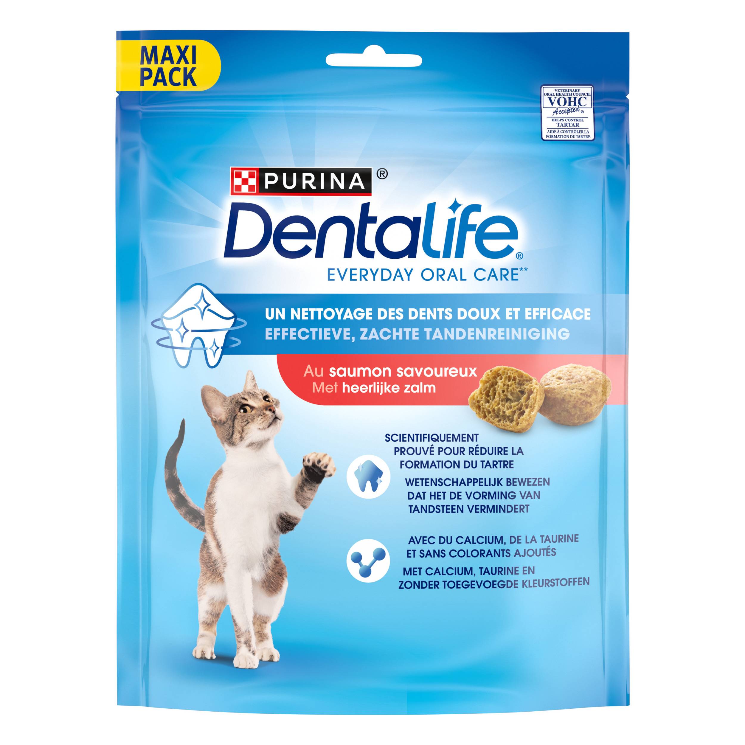 DENTALIFE Chat Friandises Saumon 140g - Lot de 5 - Image 1