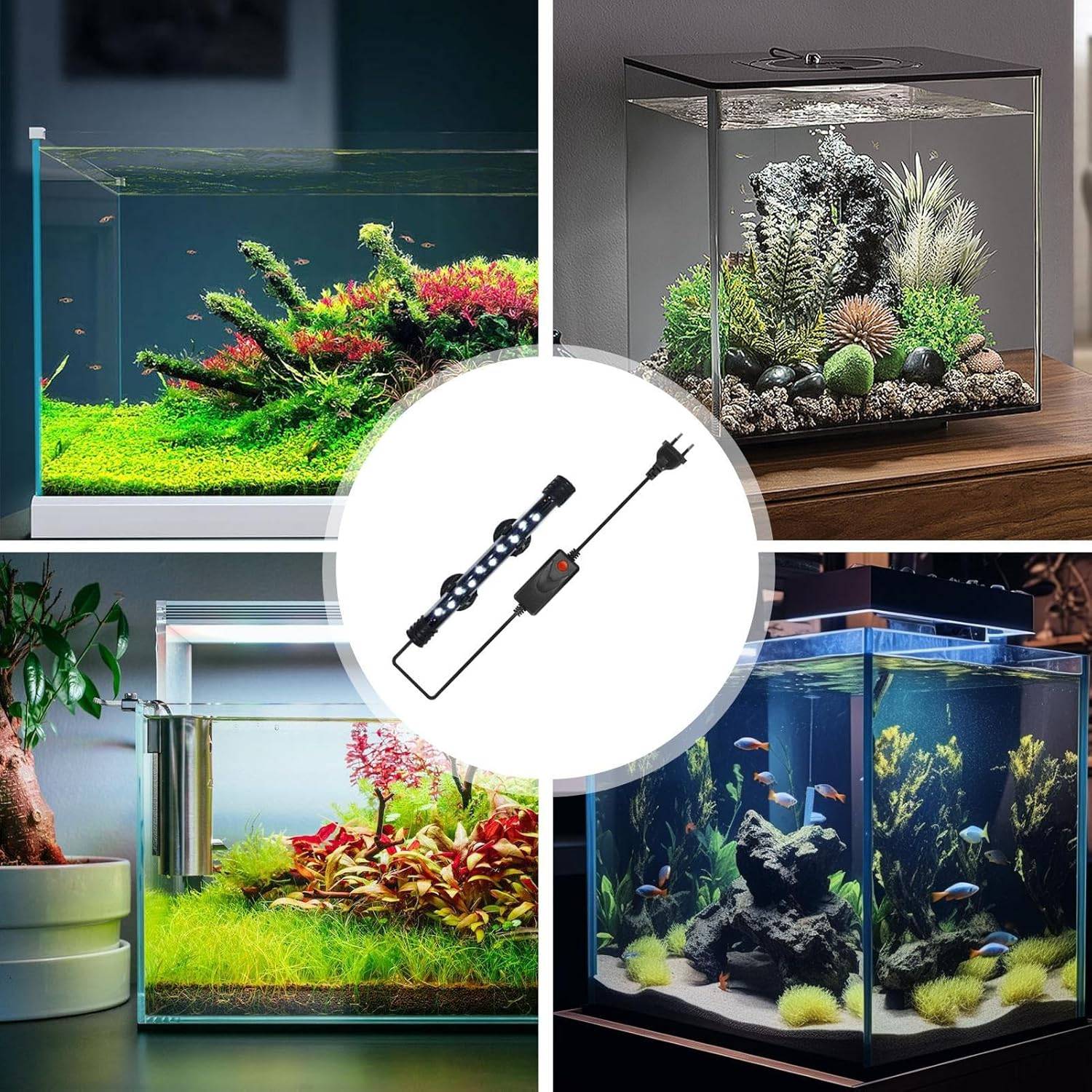 DtopbuyAge - Bande LED Submersible pour Aquarium - Éclairage Étanche S DtopbuyAge - Image 4