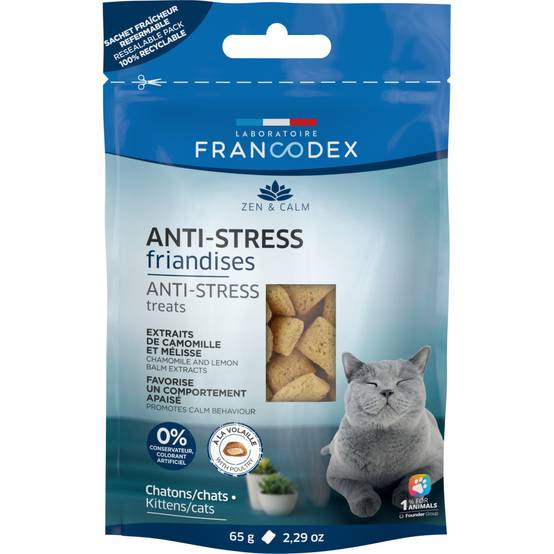 Francodex - Friandises Anti-Stress pour chatons et chats 65 g - Image 2