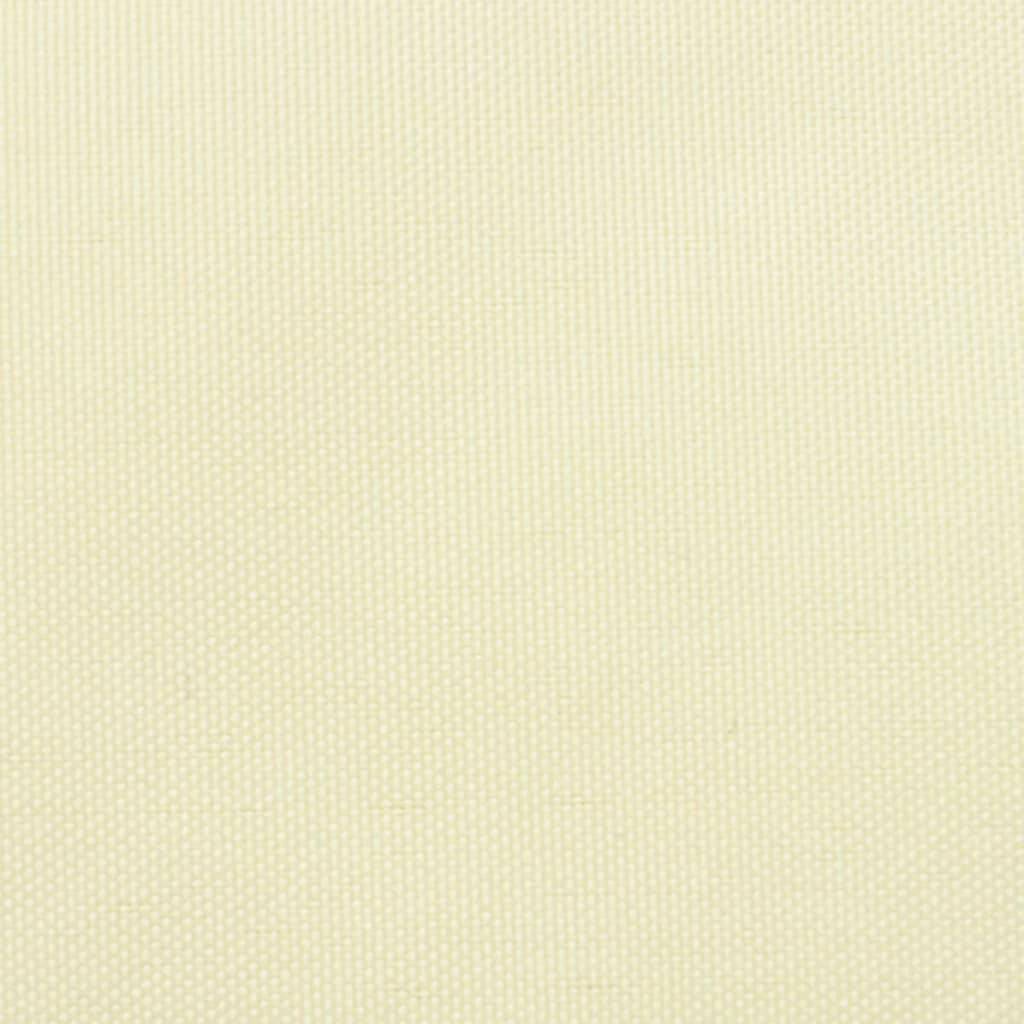 Helloshop26 - Voile toile d'ombrage parasol tissu oxford triangulaire 3,5 x 3,5 x 4,9 m crème - Imagen 3