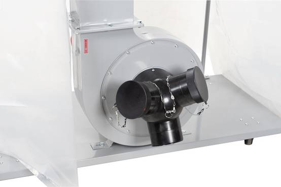 Aspirateur à copeaux de bois 2 x 200 L - 2200 W - ABS3880 - 400V Holzmann - Image 3