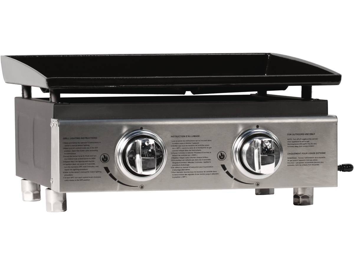 Habitat Et Jardin - Plancha "presto 2" - 2 Brûleurs - 5 Kw - Gris -habitat Et Jardin - Imagen 1