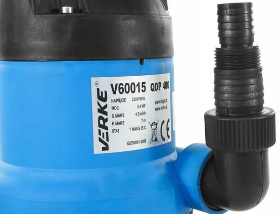 Importdistrib - Pompe submersible vide cave Eaux propre Sales 400 W avec flotteur - Image 3