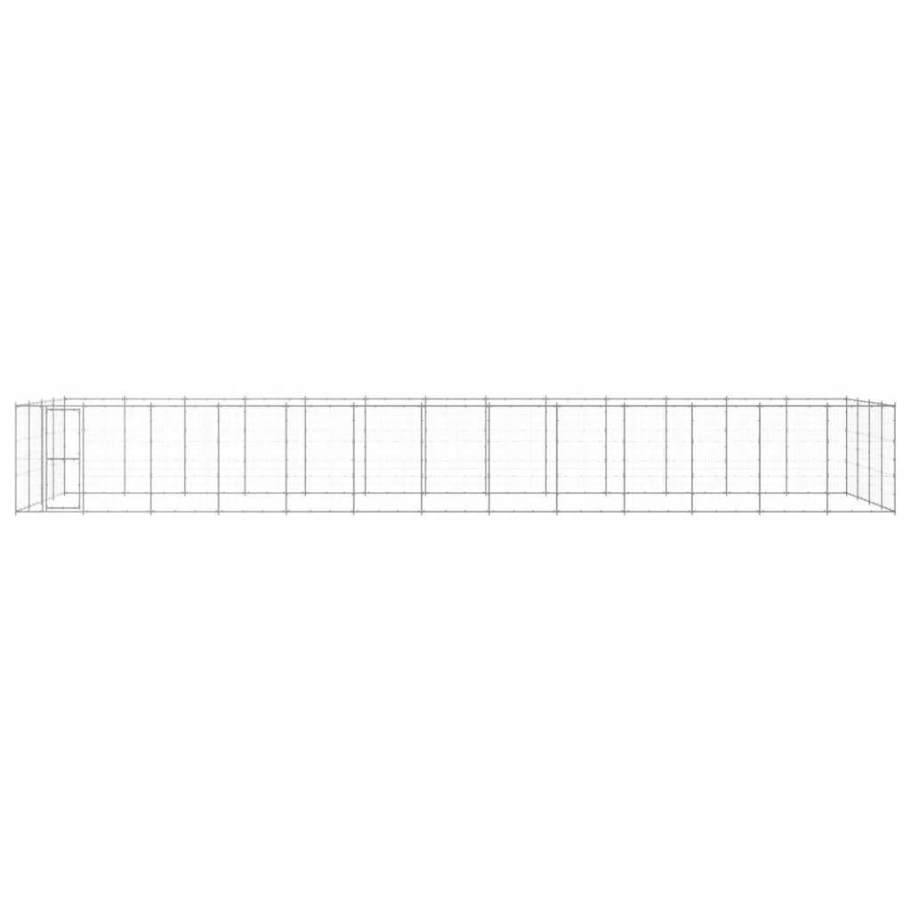 Vidaxl - Chenil extérieur Acier galvanisé 53,24 m² vidaXL 3082322 - Imagen 2