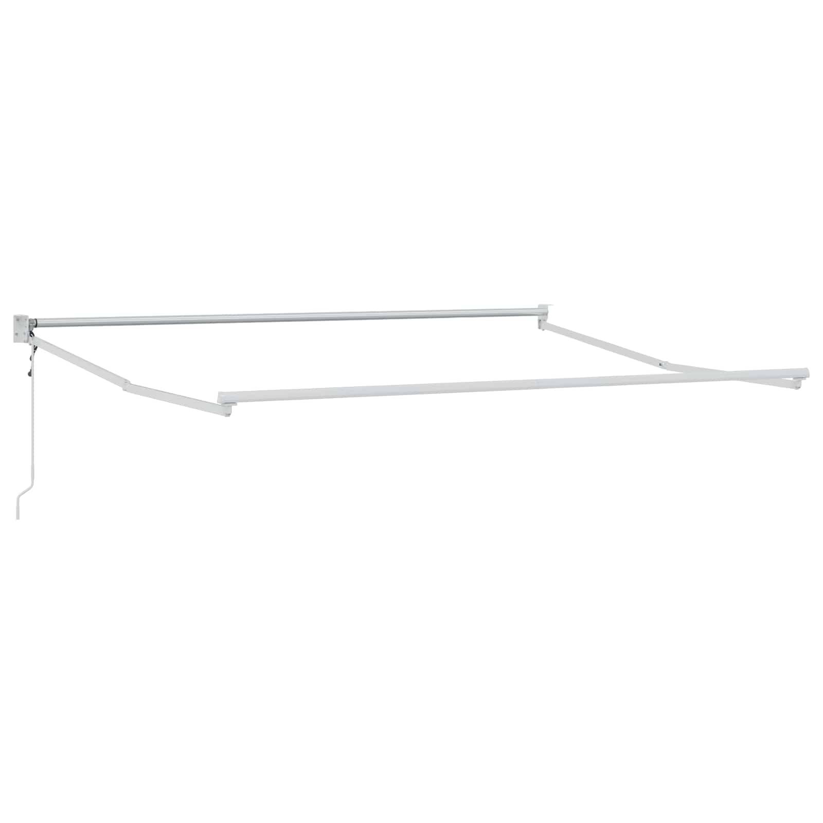 ComfortXL - Store banne manuel aluminium pour jardin ombre renforcée gris clair 4x3m - ComfortXL Outdoor Living - Image 3