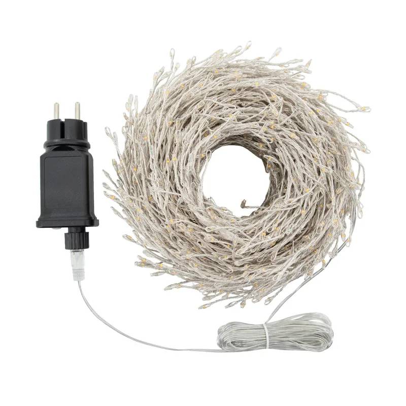 Lotti - Guirlande BOA Festoon 20m 1600 MicroLED Blanc Chaud & RGB MultiFLASH IP44 Timer - Lotti - Image 5