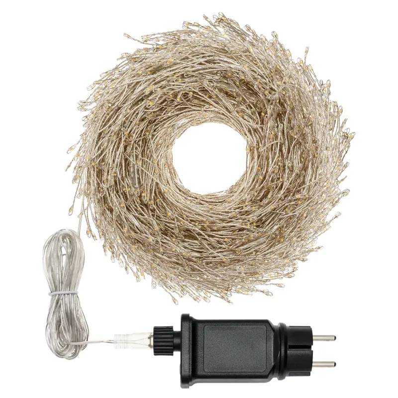 Lotti - Guirlande BOA Festoon 20m 1600 MicroLED Blanc Chaud & RGB MultiFLASH IP44 Timer - Lotti - Image 7