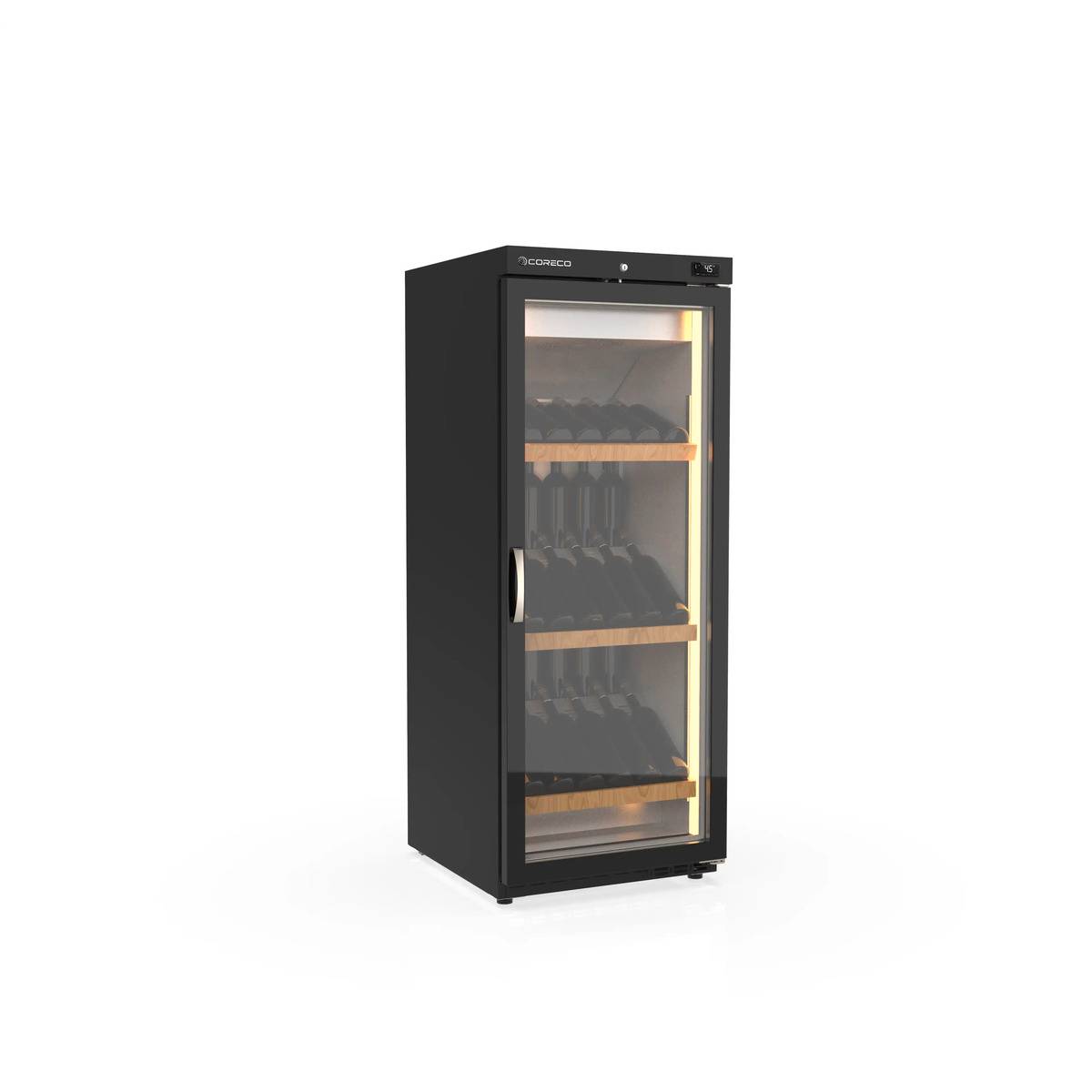 Cave à Vin Mono-Température 1 Porte 240 L - Intérieur inox - Coreco - Image 1