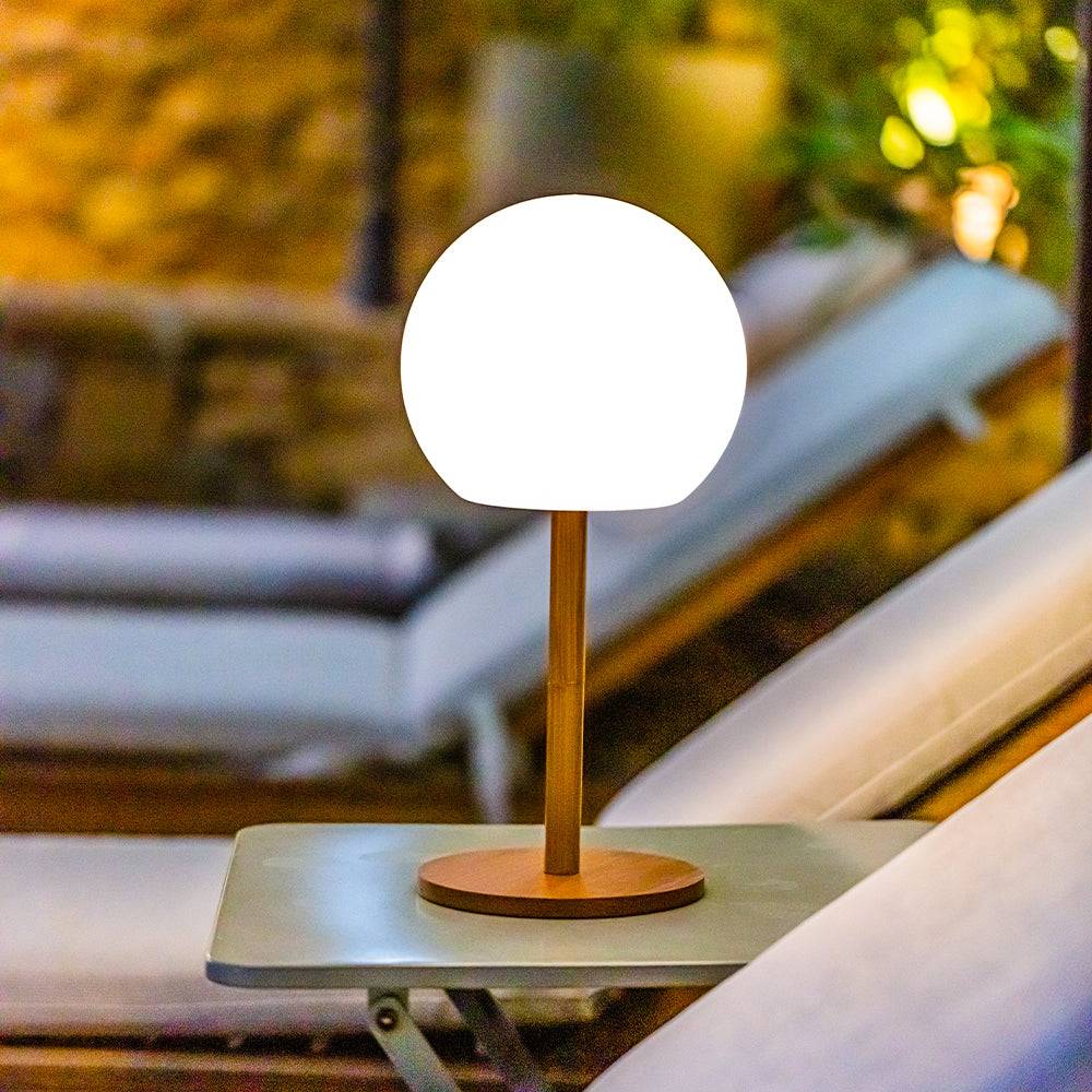 Lumisky - Lampe de table sans fil pied extensible LUNY H28cm - Imagen 2