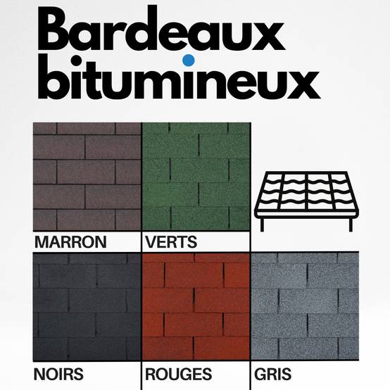 Bardeau bitumé Monartop Garden vert, 60 M2 Bardeau bitumé Monartop Garden vert, 60 M2