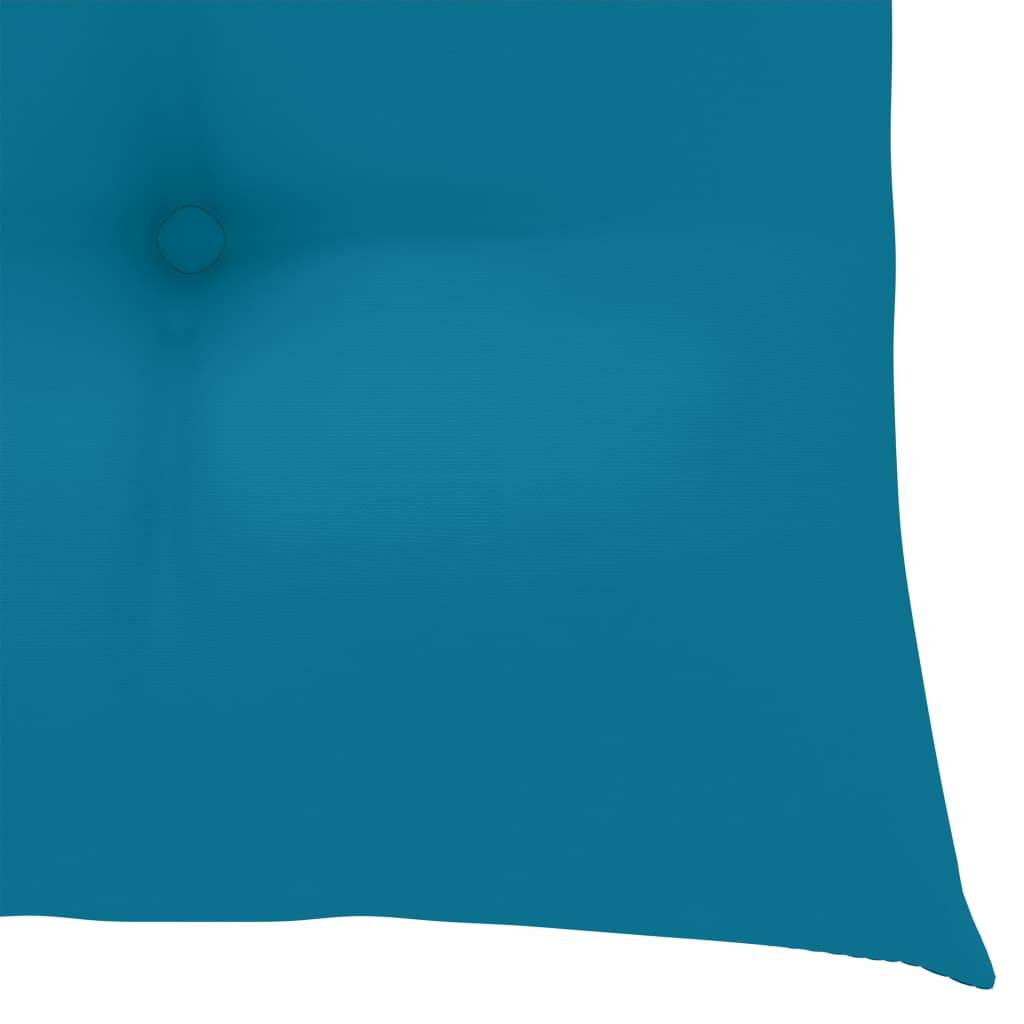 Vidaxl - Chaises pliantes avec coussins bleu clair, 6 pièces, en teck massif vidaXL 3065609 - Imagen 5