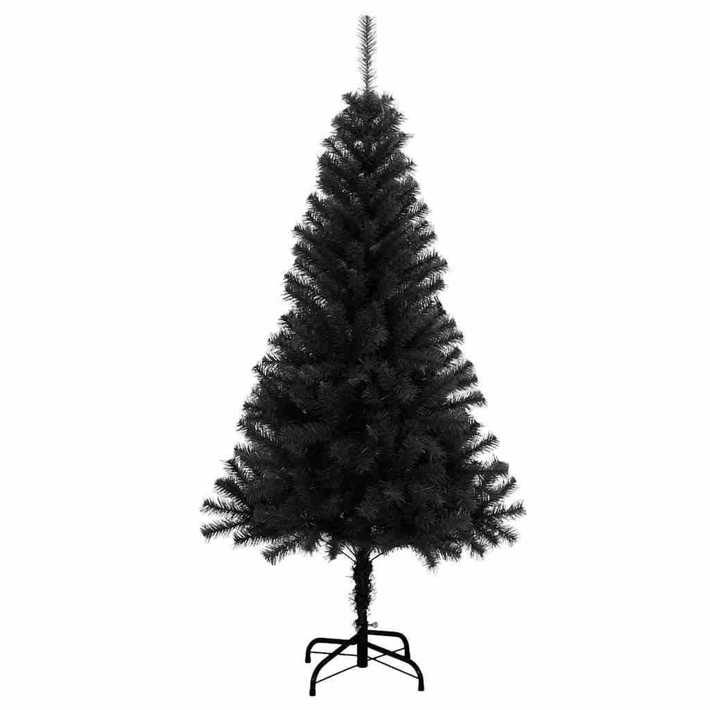 Vidaxl - Sapin de Noël artificiel avec support noir 150 cm PVC vidaXL 321000 - Image 7
